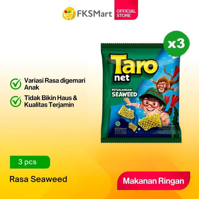 

Promo Taro Net Snack Family Pack Isi 3 Rasa