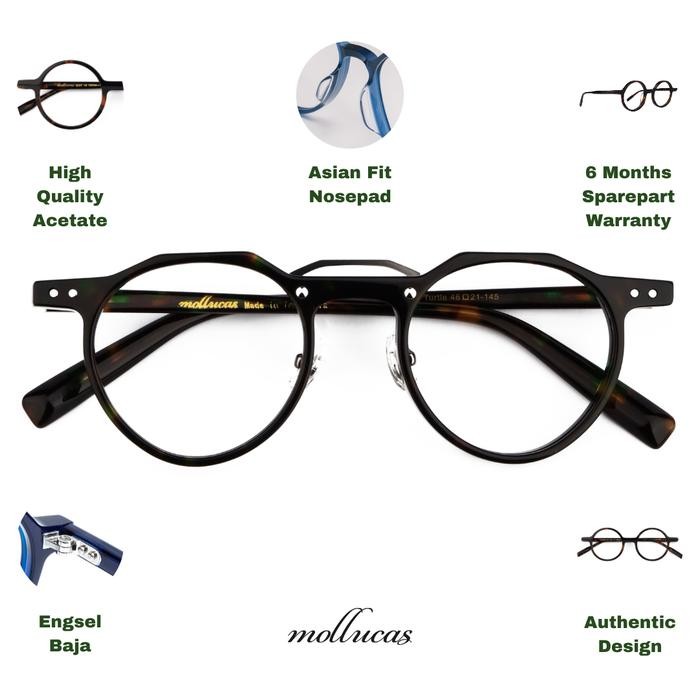 Mollucas-Obi Turtle-Gratis Lensa Minus Anti Radiasi-Kacamata