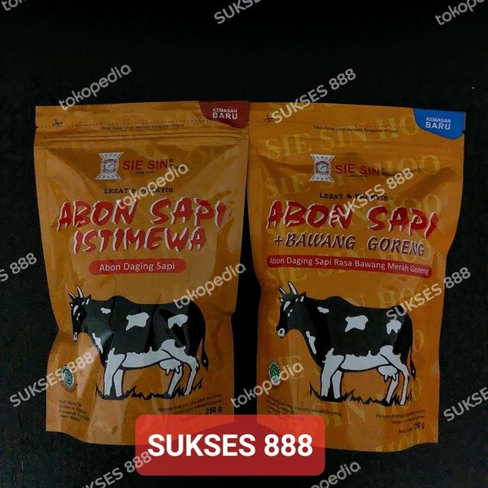 

Baru Abon Sapi Sie Sin 250g