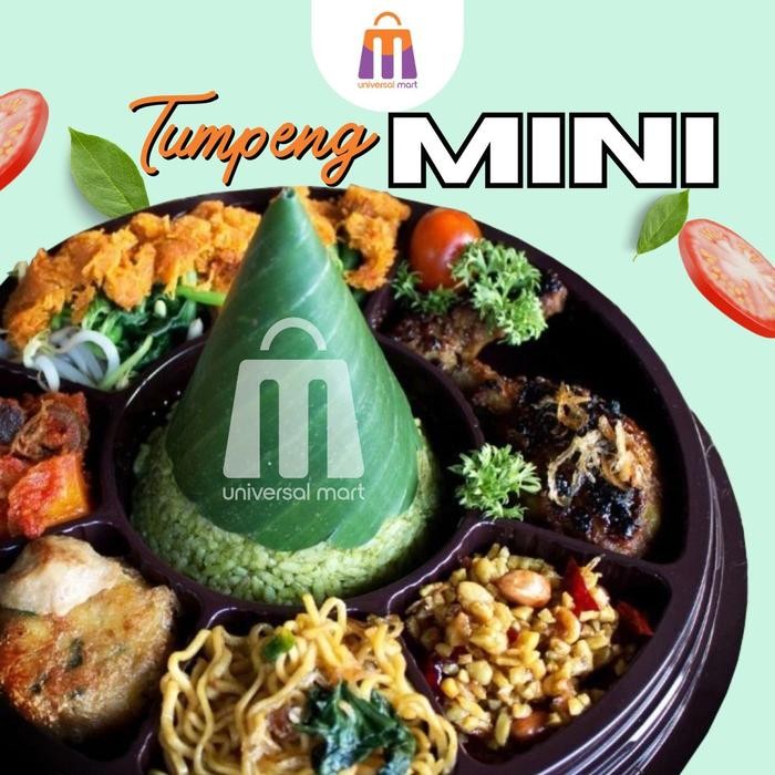 

Baru Tumpeng Mini 8 Sekat Siap Saji - Nasi Kuning Paket Variatif