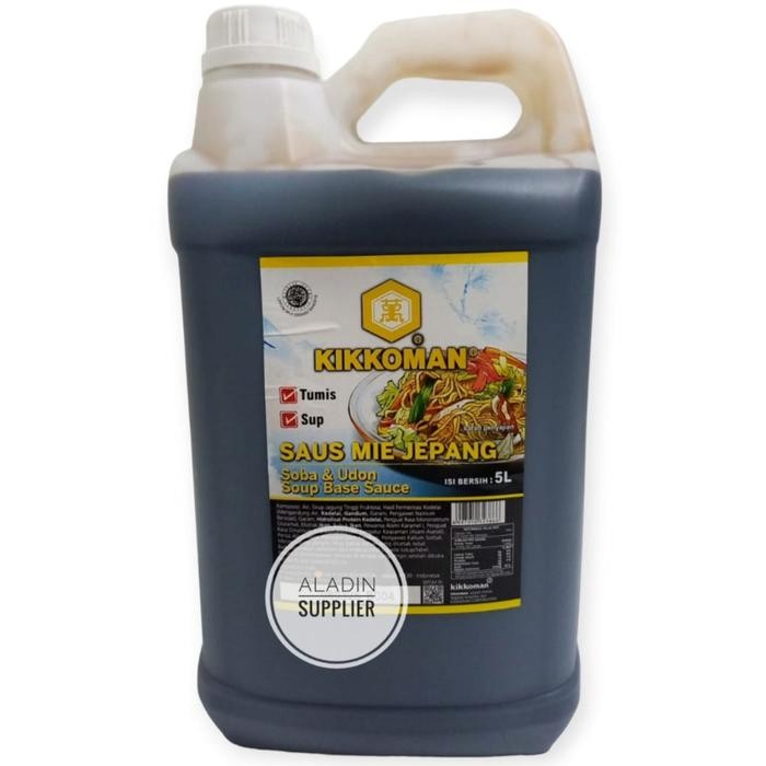 

Kikkoman Soba Shoyu ( Saus Mie Jepang) HALAL Jerigen 5L