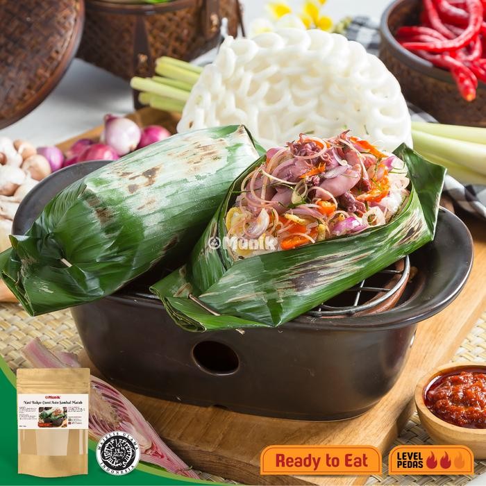 

Baru Nasi Bakar Cumi Asin Sambal Matah