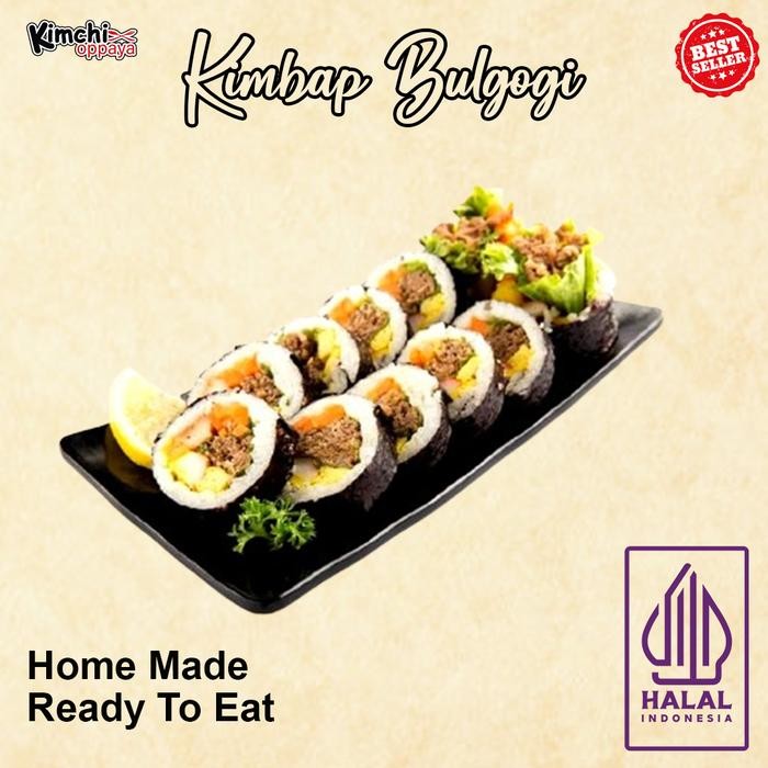 

Baru Kimbap Bulgogi Sushi Korea 10 Potong Enak