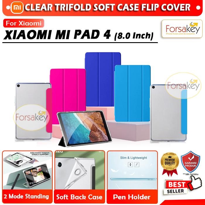 Xiaomi MiPad 4 8" Soft Flip Case Book Cover Sarung Casing Tablet Terlaris