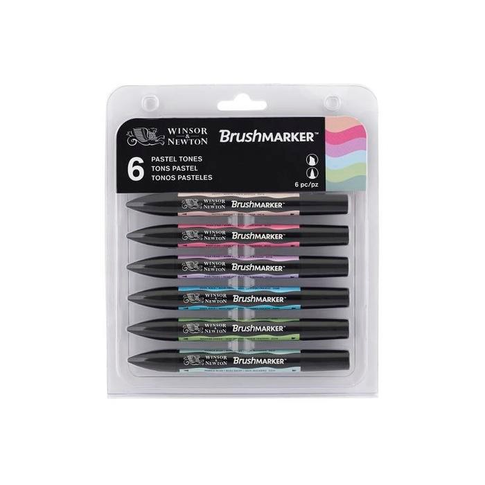 

Winsor & Newton Brushmarker 6 Set Pastel Tones