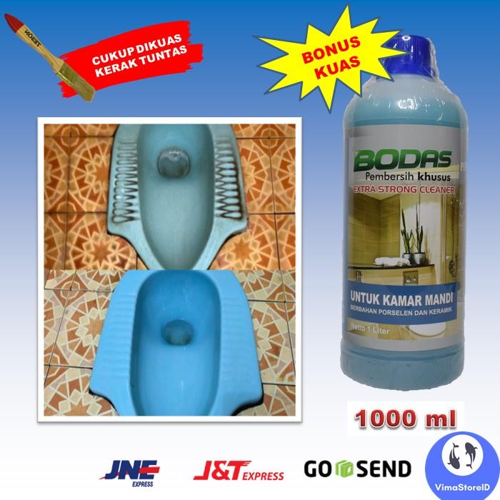 BODAS PEMBERSIH PENGHILANG KERAK WC KAMAR MANDI CUKUP DIKUAS 1000ML