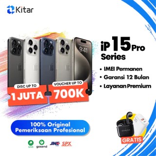 iPhone 15 Pro | 15 Pro Max ex iBox Beacukai IMEI Permanen Garansi 12 Bln 100% Original Second Resmi 