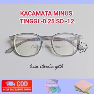 Kacamata Minus tinggi -0.25 s/d -12 Kacamata Minus Pria Wanita Kacamata Minus Lensa Tipis