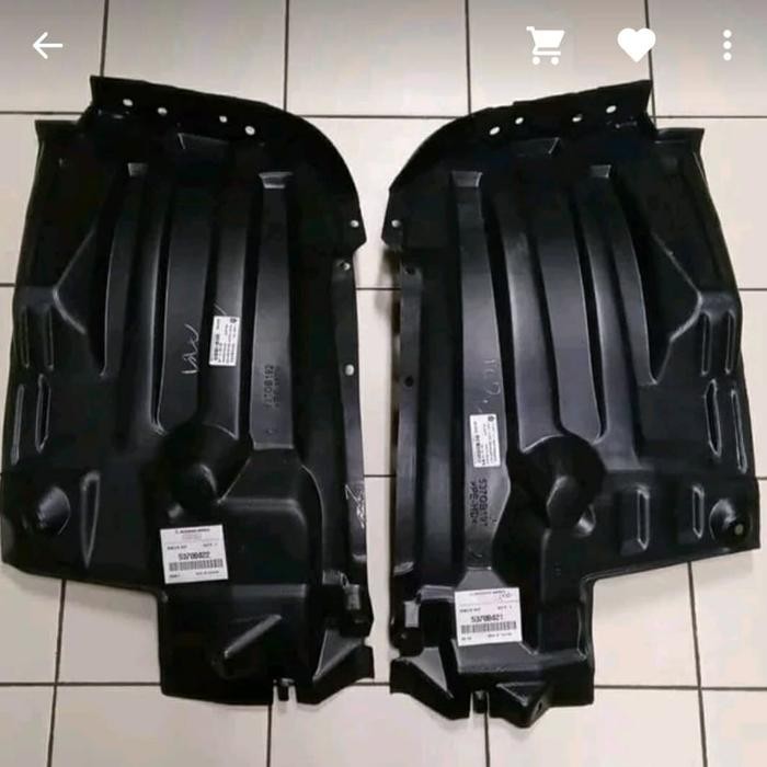 Liner Fender Depan Pajero Sport th2010 sd th2015, Sudah set kiri kanan
