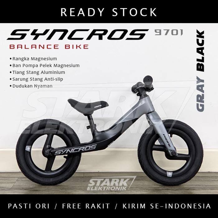 Balance Bike PACIFIC SYNCROS PC 9701 Push Bike Sepeda Anak Pacific