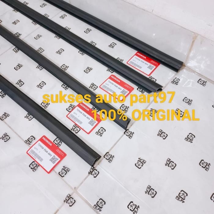 pelipit karet kaca luar jazz rs ge8 2008-2013 harga 1set original