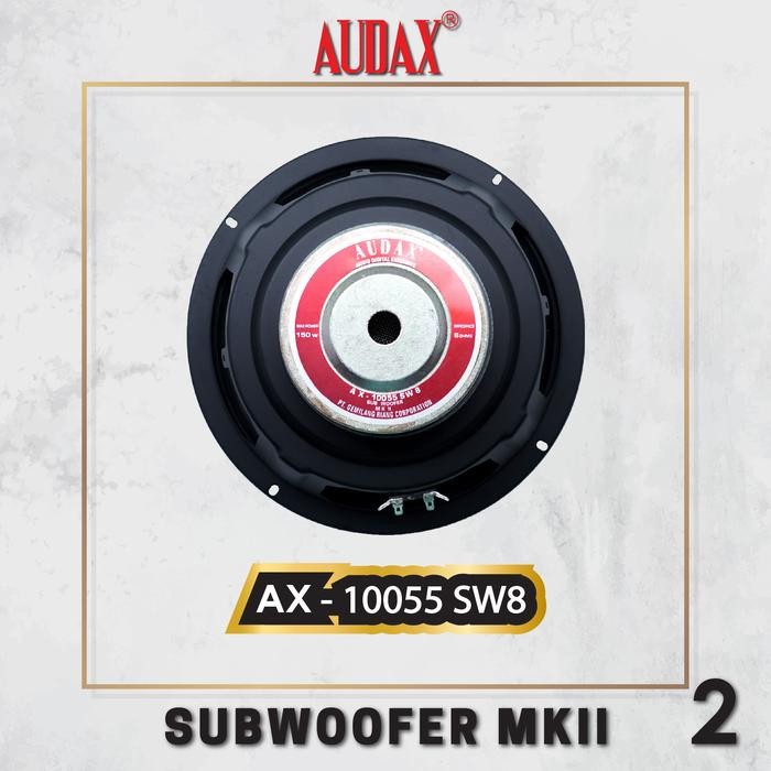 Tersedia Audax Speaker Pasif 10 Inch Ax-10055 Sw8 Subwoofer Mk Ii Original