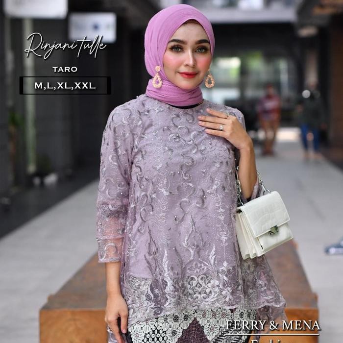 Atasan Kebaya Sahara Tile Modern//Lengan Pendek