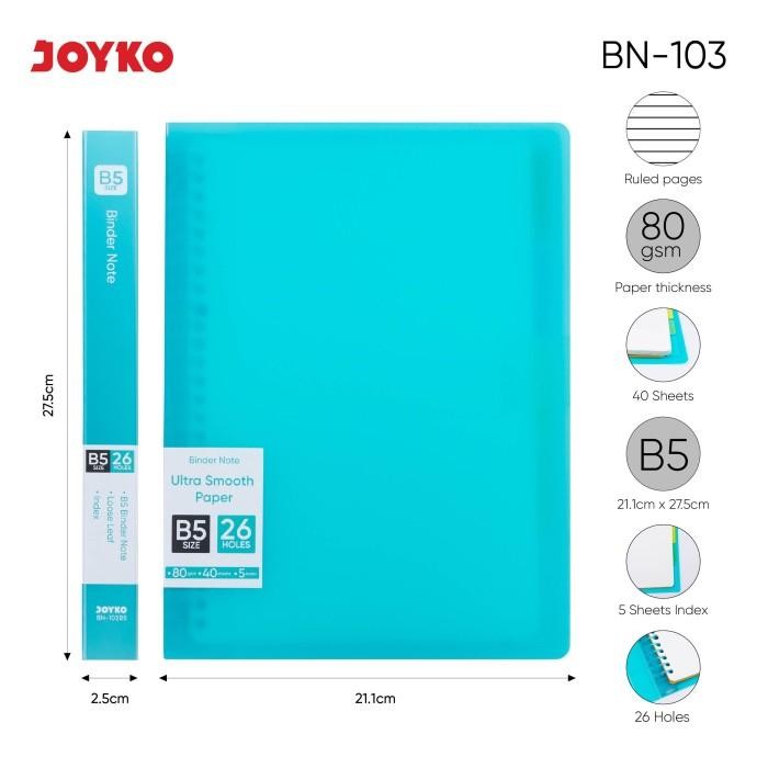 

1YFS Binder Note Joyko Bn-103 A5~B5