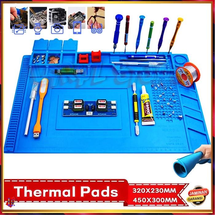 

ID ALAS SOLDER SILIKON MATRAS KERJA SOLDERING MATS MAGNETIC PAD SILICONE HEAT RESISTANT WORKING MAT