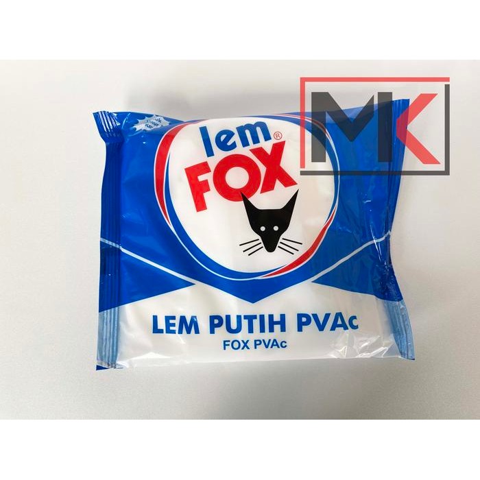 

ID LEM FOX PUTIH PVAC 600 GR BUNGKUS BIRU LEM KERTAS LEM KAYU