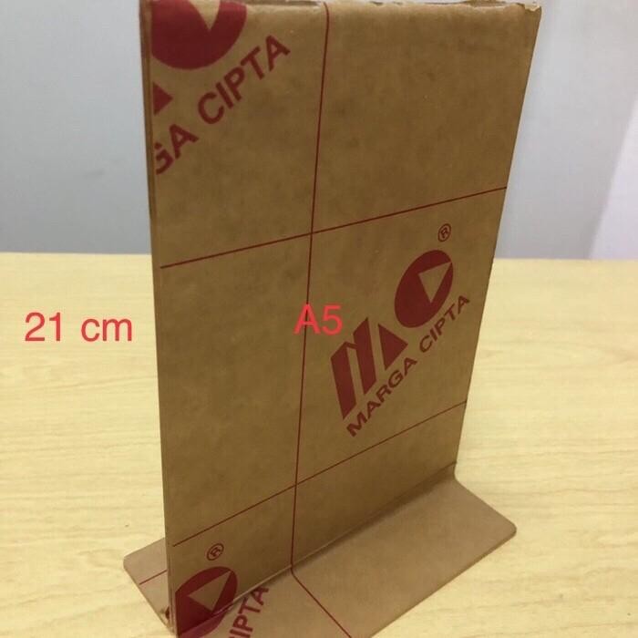 

ID ACRYLIC TEMPAT BROSUR A5/TENT CARD A5/SELIPAN KERTAS MEJA A5./NO MEJA