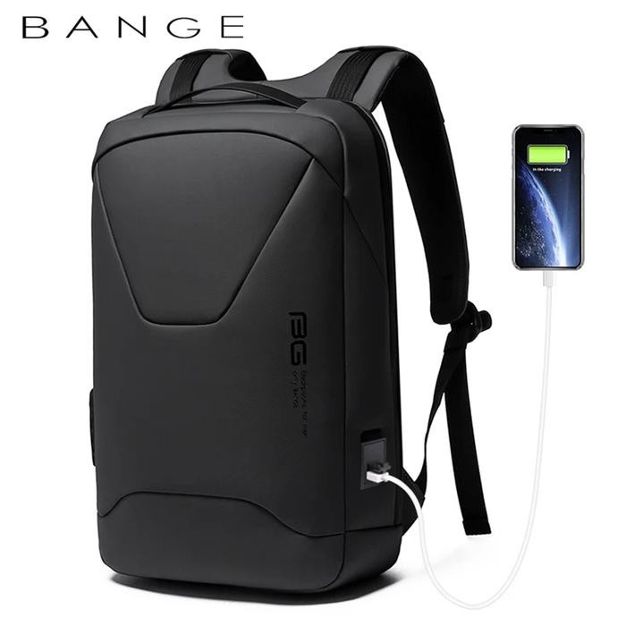 Bange Tas Ransel Pria Tas Laptop Tas Kerja Pria Backpack Bg22188 Hitam