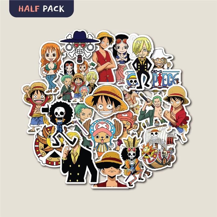 

KOIC Sticker Pack One Piece Stiker Tumbler Laptop Sticker Koper Helm