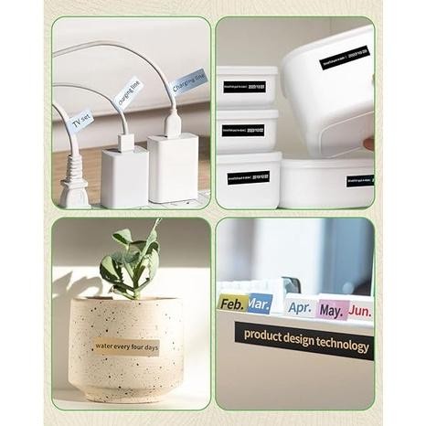 

KOIC Aimo Sticker Thermal Paper For P12 Pro Label Tape Refill 12Mm X 4Mm (1/2" X 13')