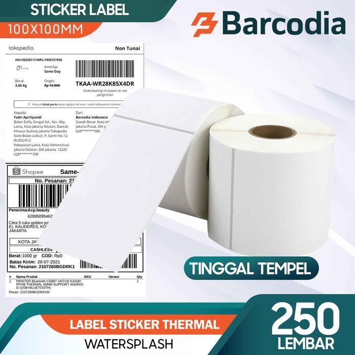 

KOIC Kertas Label Printer Barcode Xprinter 420B Thermal 100X100 Mm 10X10 Cm
