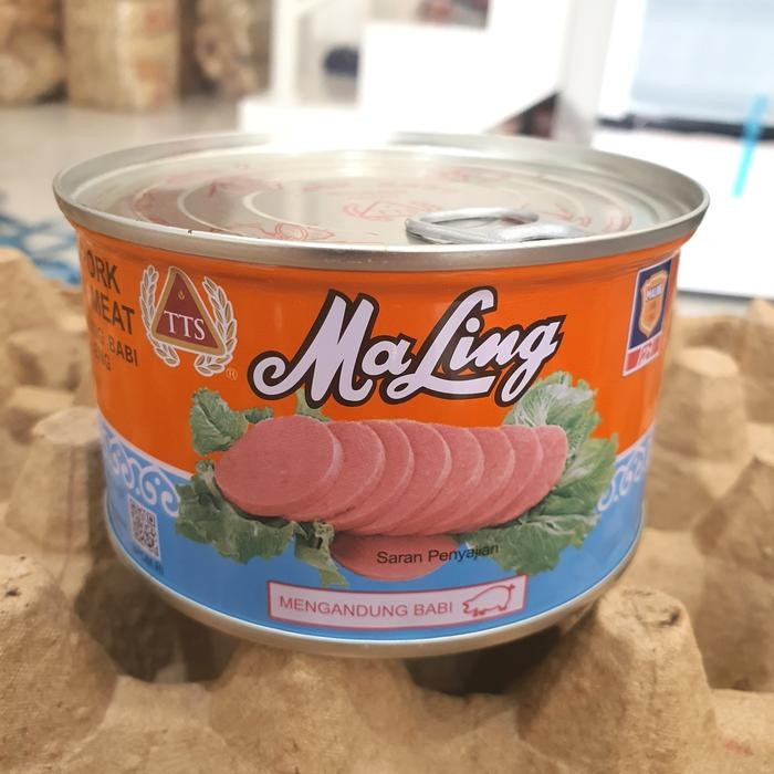 

maling pork luncheon meat tts kaleng original 397gr stok terbatas