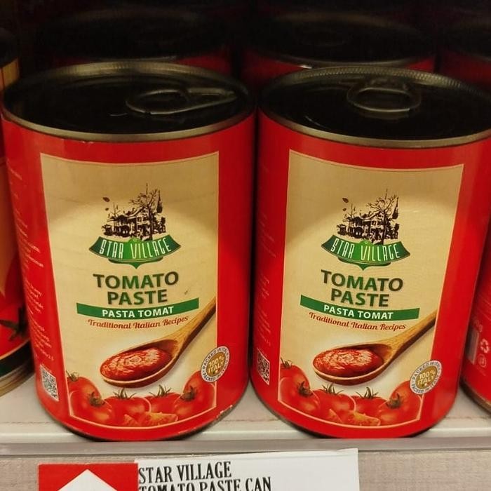 

star village tomato paste kaleng 400g stok terbatas