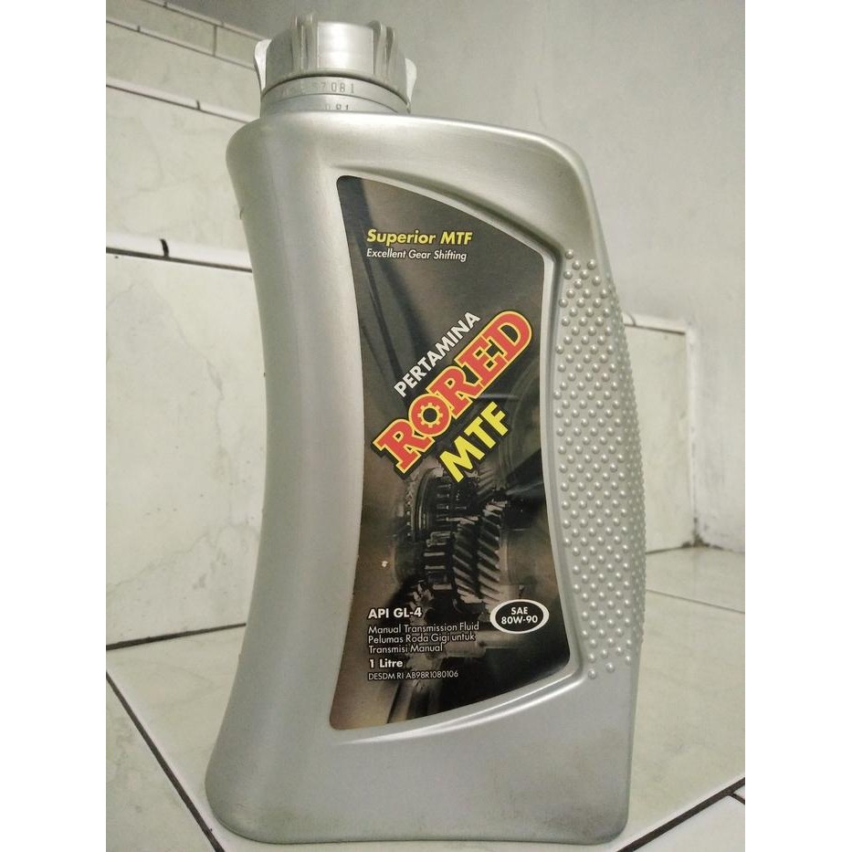Oli Transmisi Manual Pertamina Rored MTF SAE 80W-90 API GL-4 1 Liter