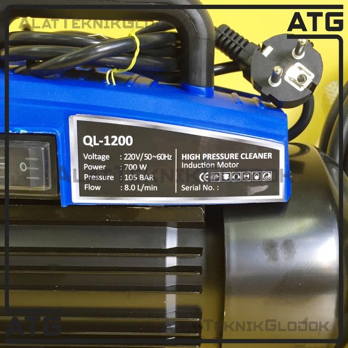 HIGH PRESSURE HL QL-1200 JET CLEANER HL QL1200 merek H&L QL 1200