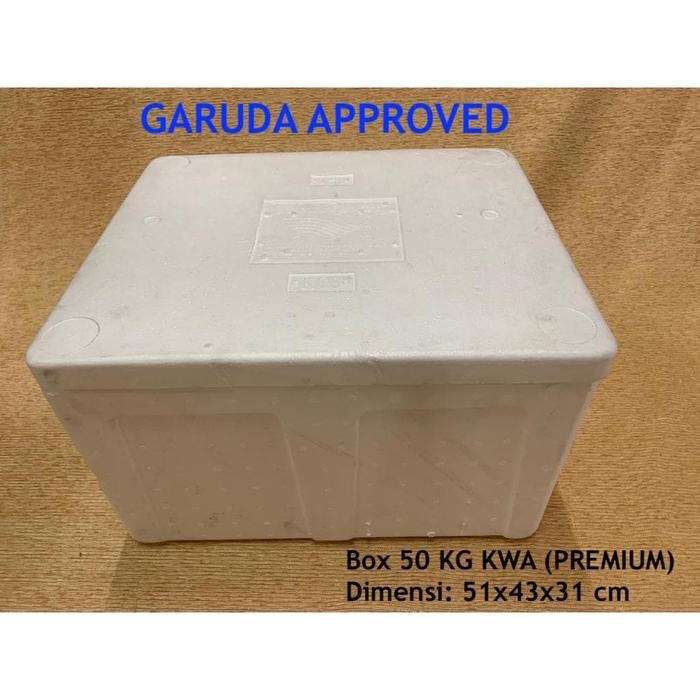 [sby] ag 50 kg box gabus styrofoam / sterofoam (51 x 43 x 31 cm) [kwa] kode 328