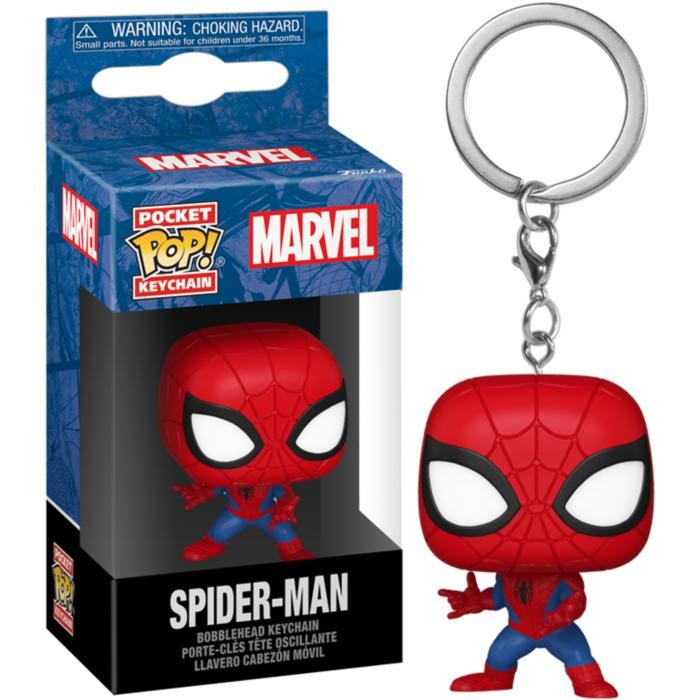 New Funko POP Keychain Marvel Spiderman New Classic Original