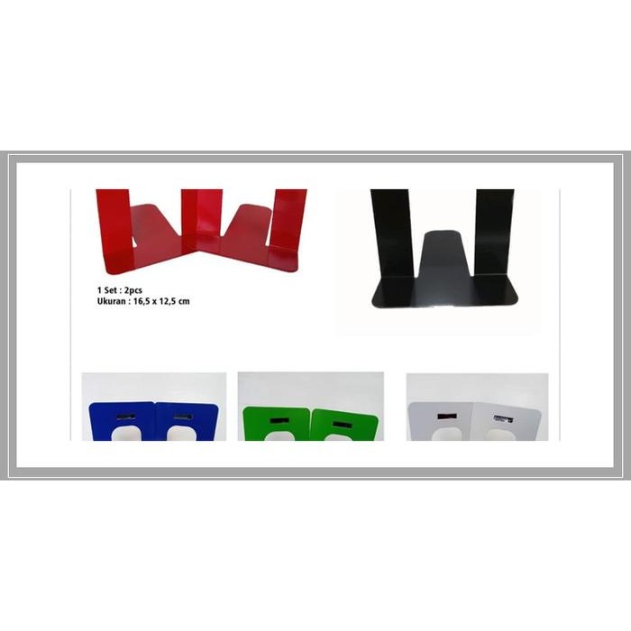 

Promo Penyangga Buku Standard Book Besi Lion No.7 Isi 2 Pcs