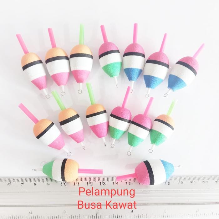 Pelampung Pancing Busa Kawat Kecil Kumbul Spons Kawat