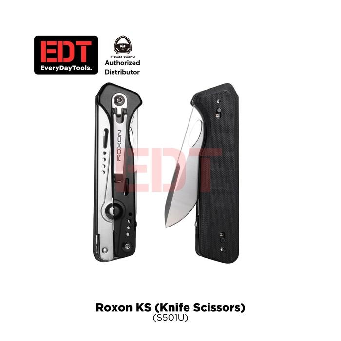 Roxon KS Knife Scissors Replacable Blade EDC Pocket Knife