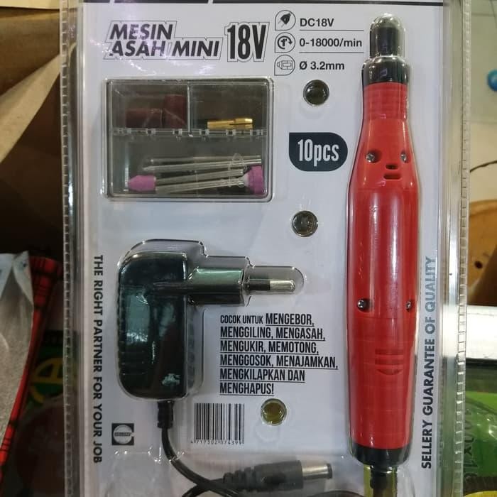 MINI GRINDER SELLERY 18V 07-439 MINI DRILL SELLERY 18 V VOLT 10 PCS