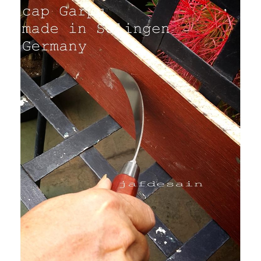 Pisau Seset Kulit Potong Daging Cap Garpu Fleksibel Ori Herder Jerman