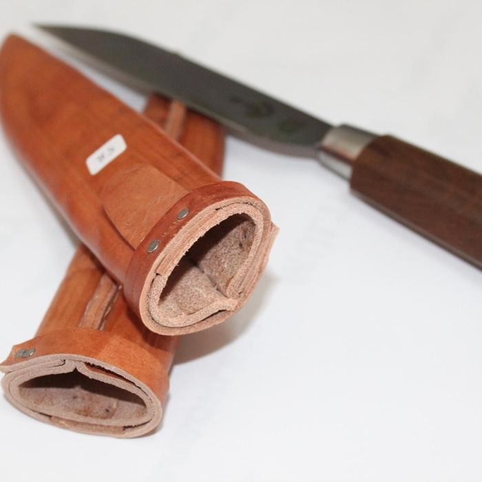 Pisau Cap Garpu ukuran 5" Bulat + Sarung