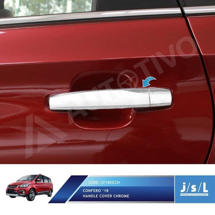 Produk Baru Cover Handle Chrome JSL Wuling Confero S Aksesoris Mobil