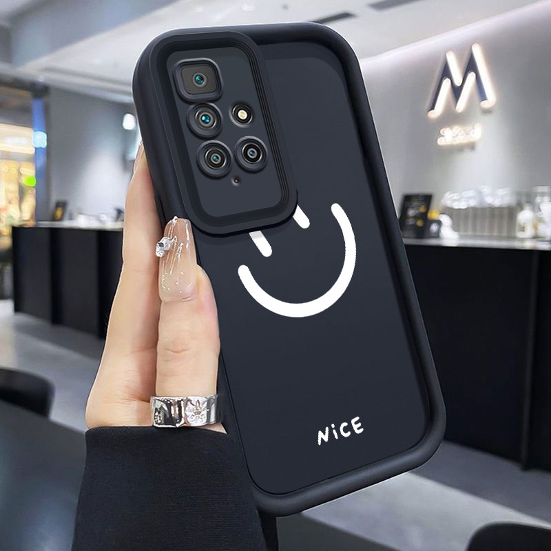 Casing Hp Untuk XIAOMI Redmi 10 10C 10 Prime Case Casing Daisy tersenyum tas emosi pola HP Kasing Si