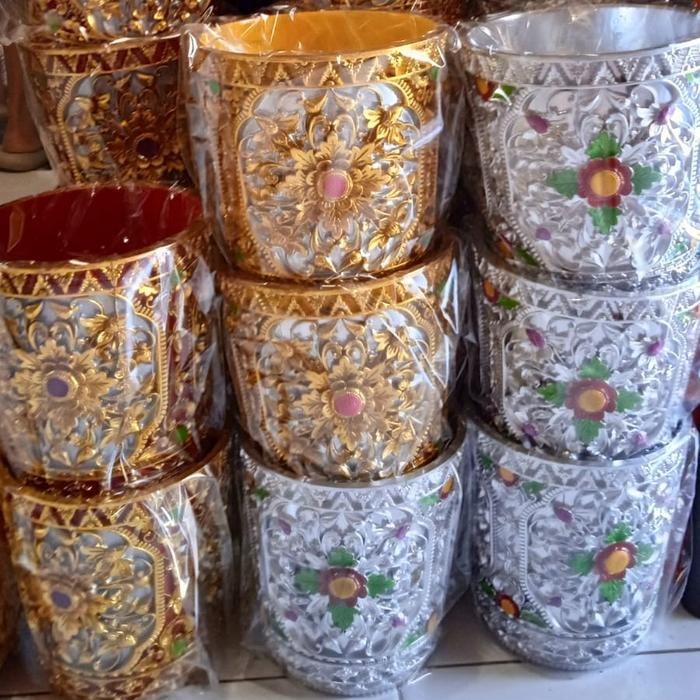 ((((()paling dicari] Wadah Sangku Ukir plastik fiber tempat wadah daksina bali