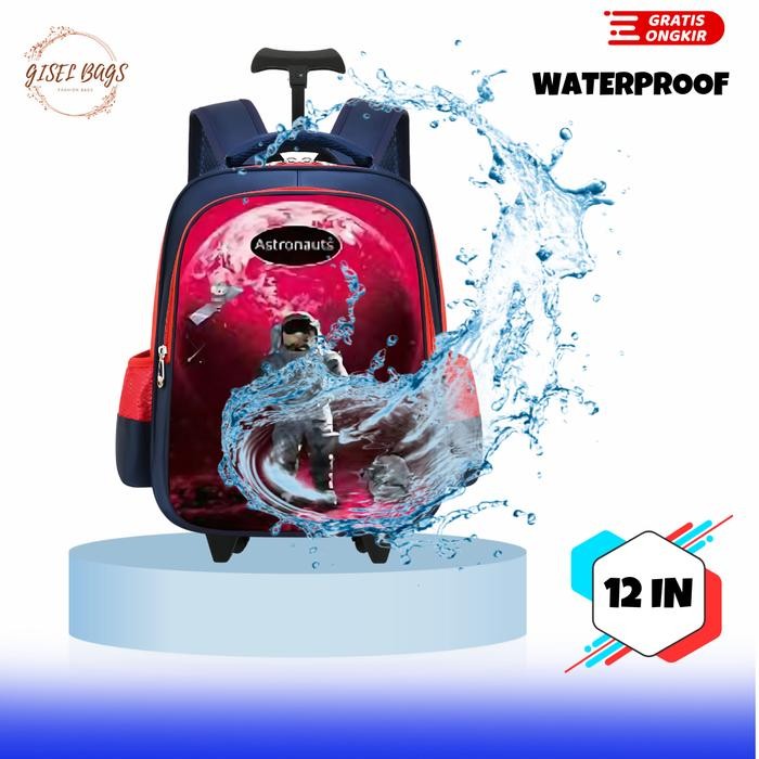 Converrse Exsport - Tas Koper Anak Laki Laki Sekolah Tk Gambar Timbul Karakter Waterproof