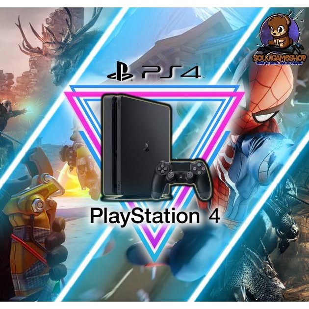 SIAP KIRIM SONY PLAYSTATION 4 CONSOLE PS4 SLIM 500GB CUCI GUDANG ORIGINAL