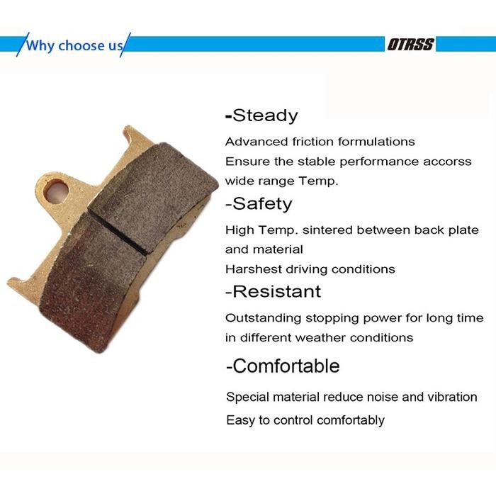Kampas Rem Yamaha Xj900 Xj 900S Xj900S Xj 900 S 900 1995-2003 Sintered Part