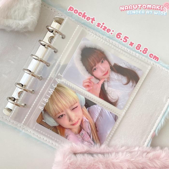 

Bibimcat - (A7 Wide) Narutomaki Binder Photocard Fluffy / Album Pc Pollaroid Fish Cake Ribbon