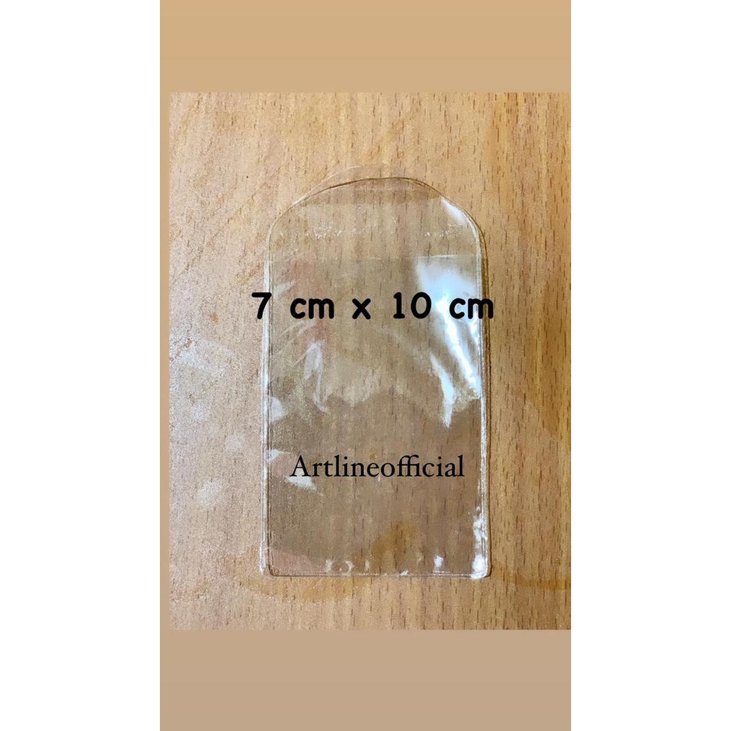 

New Plastik Mika PVC bening 7x10 cover emas LM Antam / KTP/ ATM/ eToll 0.2