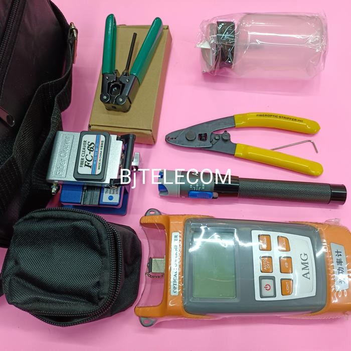 TOOLKIT SET FIBER OPTIK FTTH/ FIBER OPTIK TOOLKIT SET/ ALAT KERJA FTTH