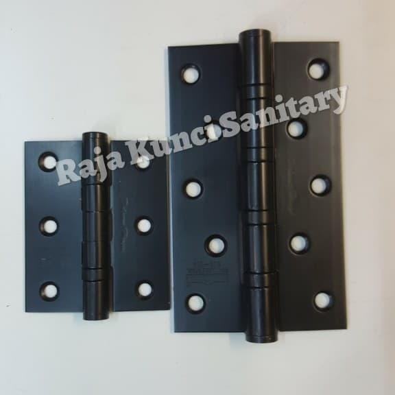 Engsel Dekson Hitam 5"X3"x3mmx4bb.Engsel Dekson 5" Stainless SUS 304