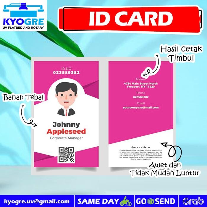 

New CETAK ID CARD CEPAT MURAH UV PRINT