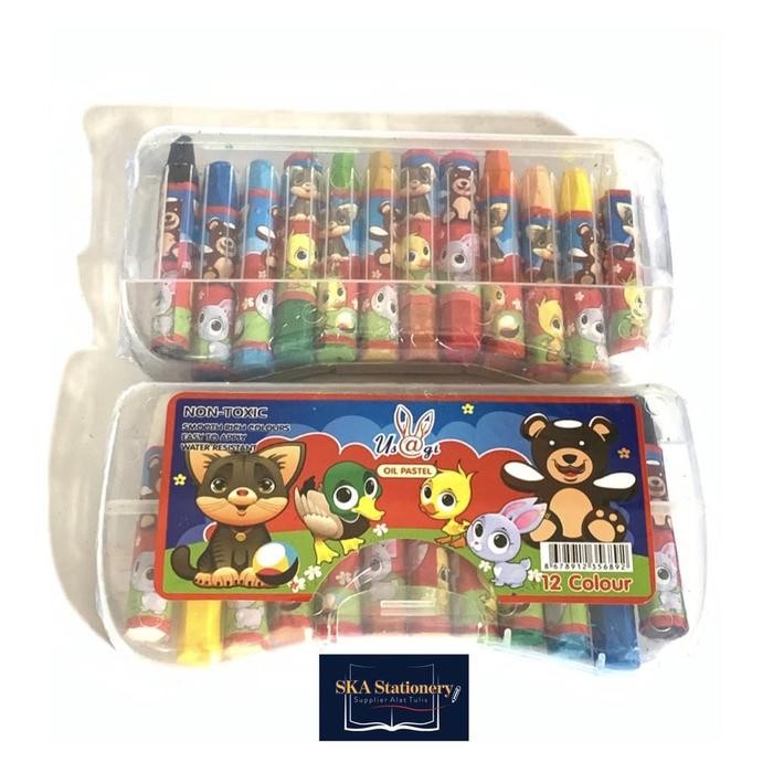 

New Oil Pastel/Crayon Usagi 12 Warna (Set)