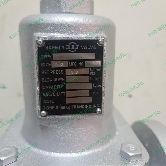 Populer Safety Valve 2" Inch 317 Jis 10 K Terlariss !!